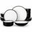 Playa 16 Piece Glossy Dinnerware Set