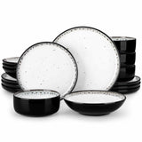 Playa 16 Piece Glossy Dinnerware Set